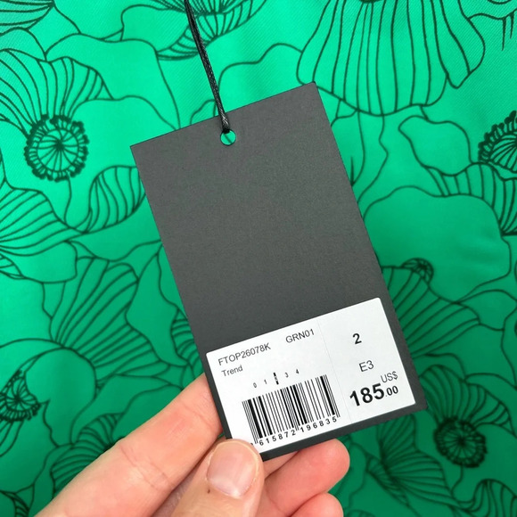 The Kooples Poppy-Print Sleeveless Top, BNWT, size “2” (M) - Picture 11 of 14